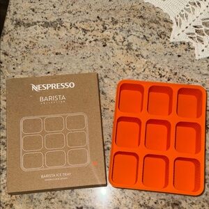 Nespresso Barista Collection Orange Ice Tray (NEW)